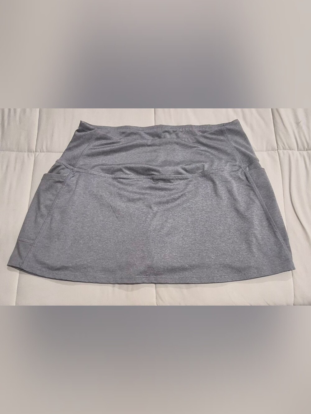 Women's Athletic Skort in Heather Gray